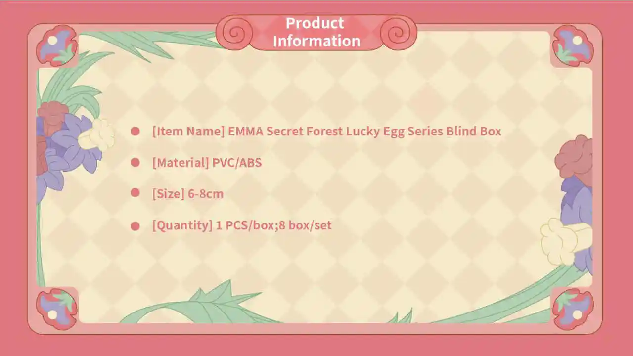 Emma Secret Forest Lucky Egg Series Blind Box 22 format,webp