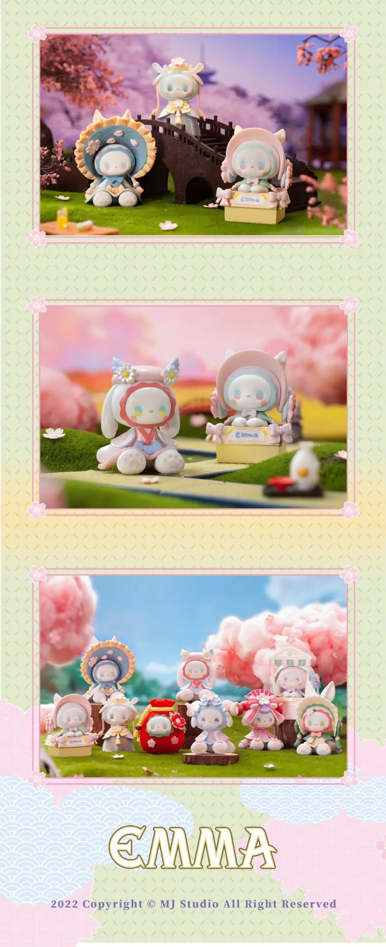 EMMA Secret forest Cherry Blossom Party Series Blind Box 21 format,webp