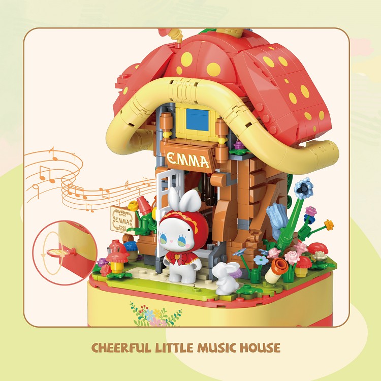 EMMA Mushroom House Building Blocks 12 width=800
