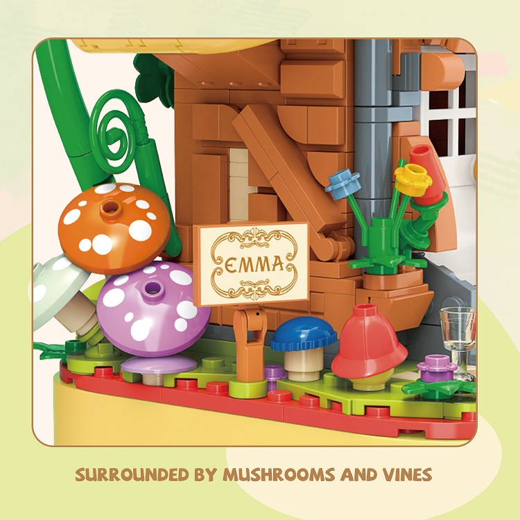 EMMA Mushroom House Building Blocks 13 width=800