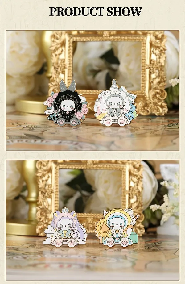 Enchanted Forest Amusement Park Series Cute Badge Reels Blind Box 19 format,webp