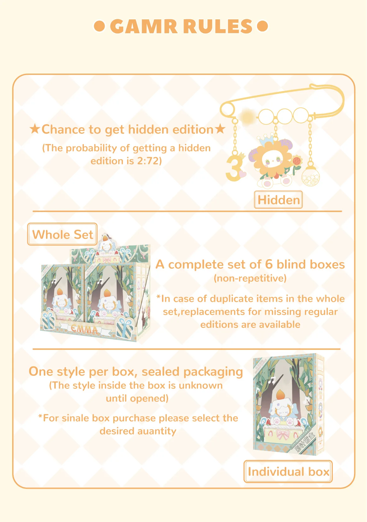LUCKY EMMA -EMMA'Sbirthday party brooches pins blind box 13 format,webp