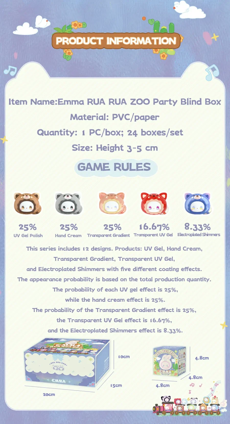 EMMA RUA RUA ZOO Blind Box 32 format,webp