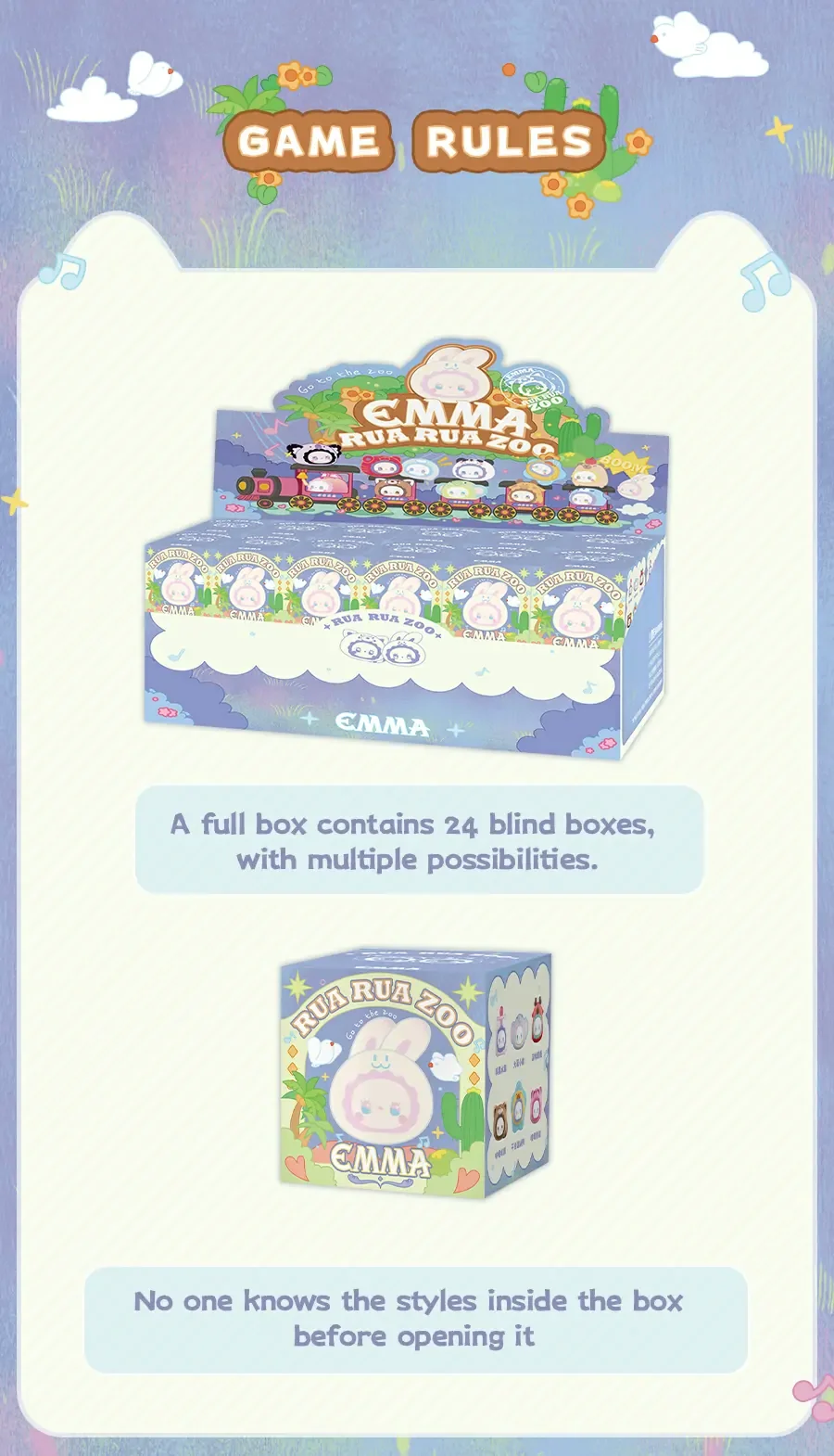 EMMA RUA RUA ZOO Blind Box 33 format,webp