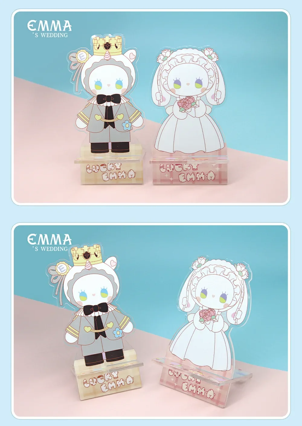 EMMA Secret Forest Wedding Party Series Acrylic Phone Holder 22 format,webp