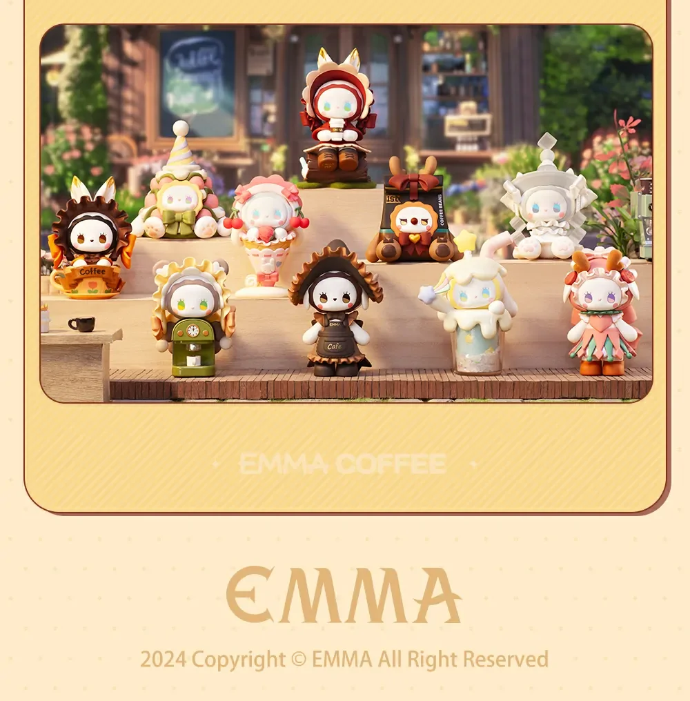 Emma Secret Forest Coffee shop series blind box 80 format,webp