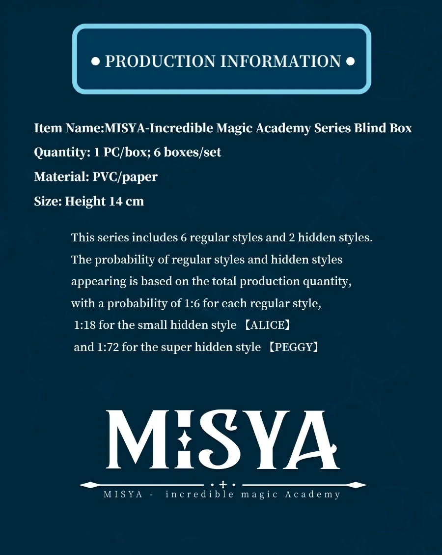 MISYA Incredible Magic academy series blind box 17 format,webp