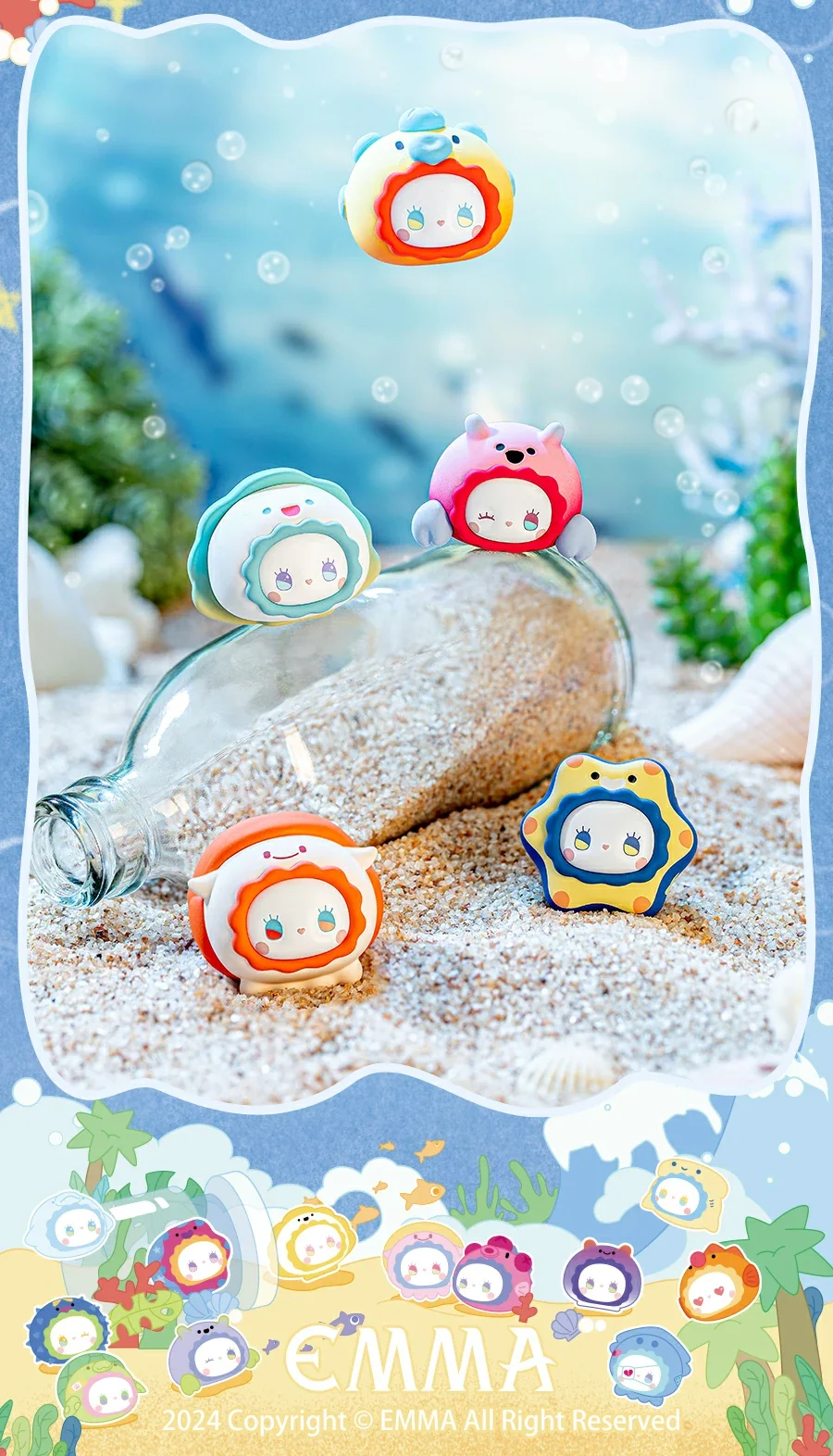 Emma ocean bubble Beans series blind box 69 format,webp