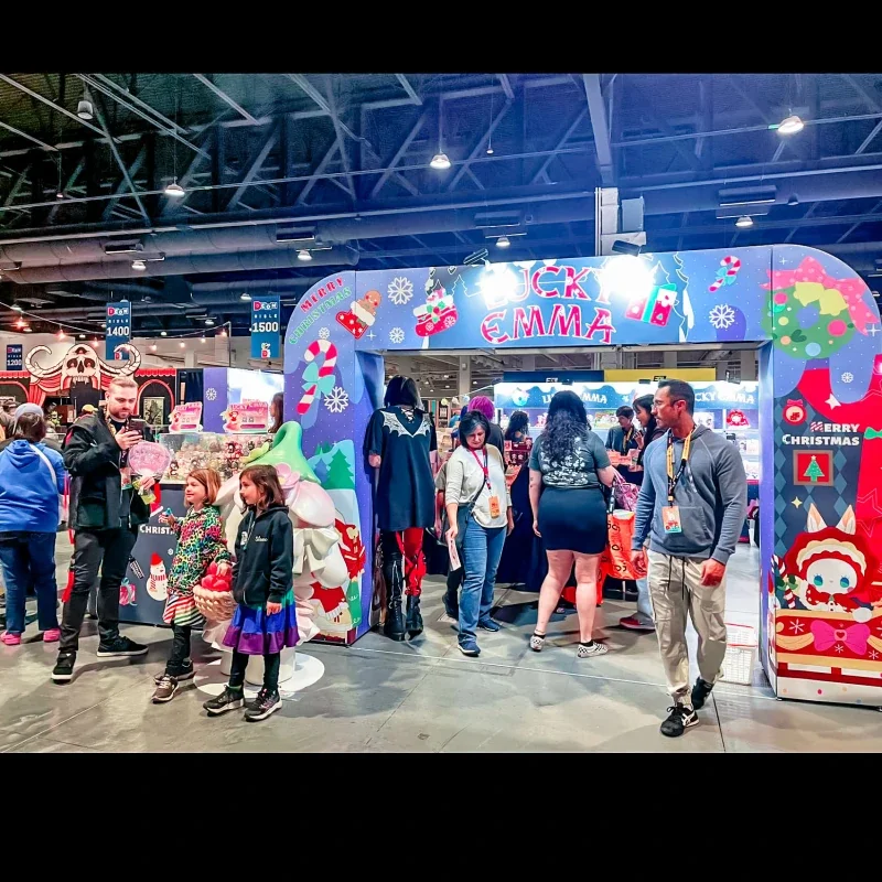 Lucky EMMA Exhibits at The Expo at World Market Center DesignerCon in the USA 5 format,webp