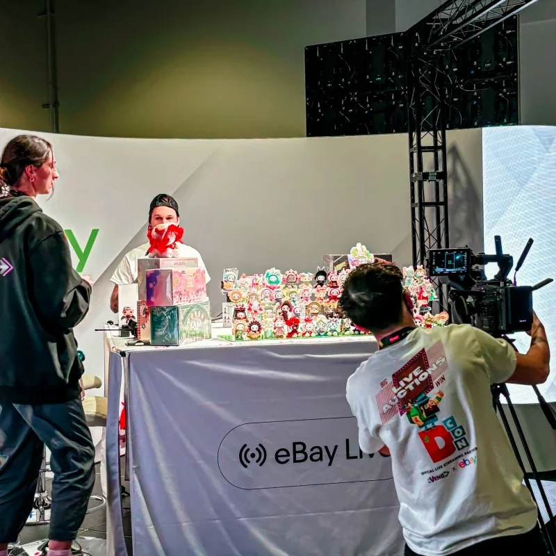 Lucky EMMA Exhibits at The Expo at World Market Center DesignerCon in the USA 7 format,webp