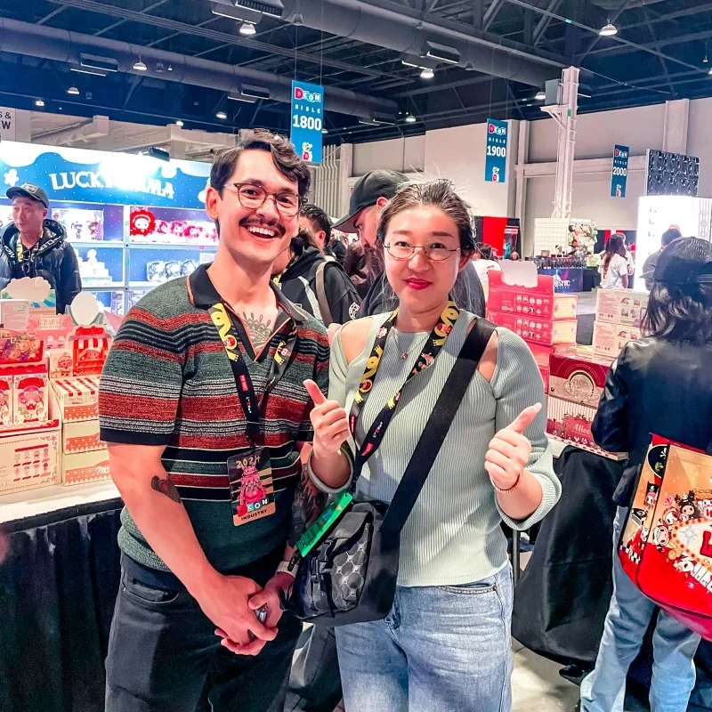 Lucky EMMA Exhibits at The Expo at World Market Center DesignerCon in the USA 14 format,webp