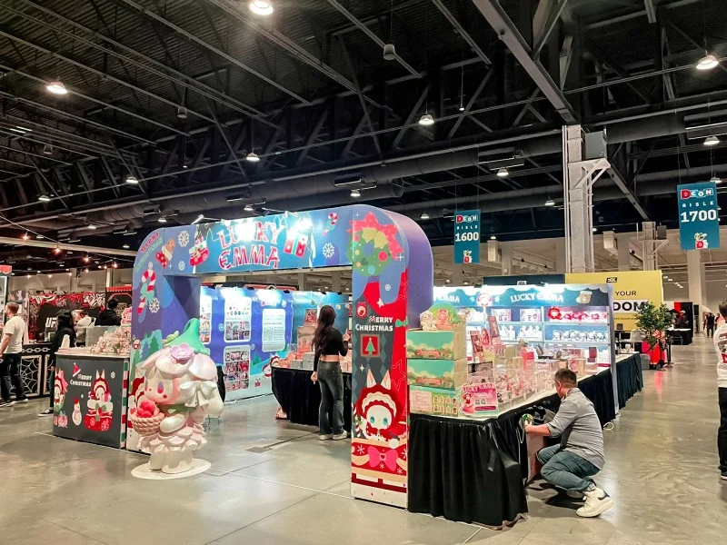 Lucky EMMA Exhibits at The Expo at World Market Center DesignerCon in the USA 4 format,webp