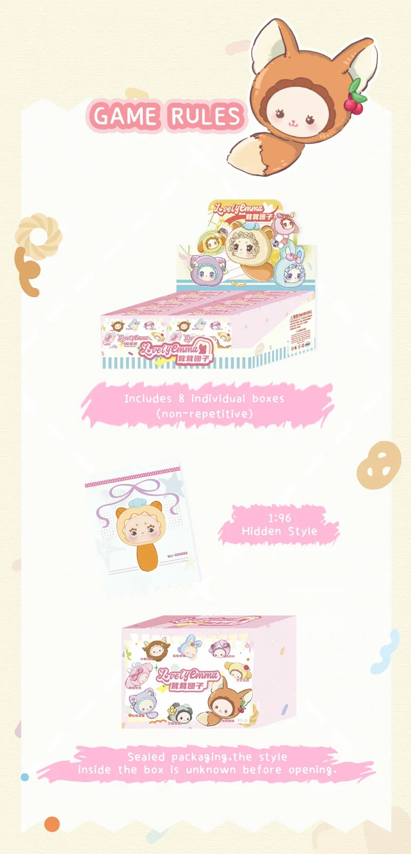 RUA RUA ZOO Vinyl Face Plush Keychain blind box wholesale 30 format,webp