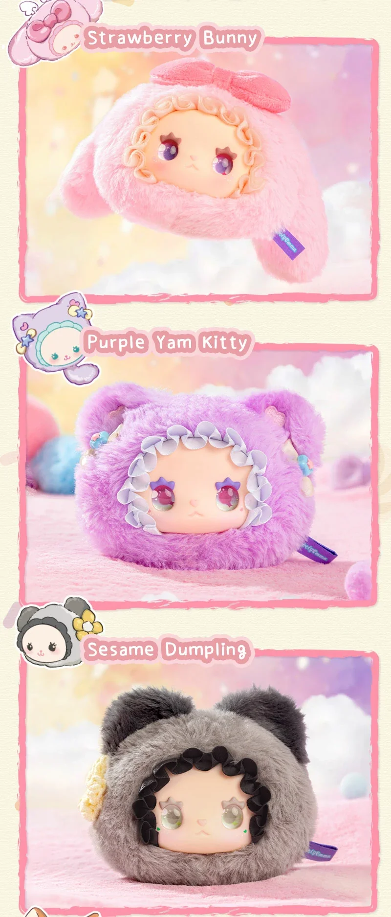 RUA RUA ZOO Vinyl Face Plush Keychain blind box wholesale 32 format,webp