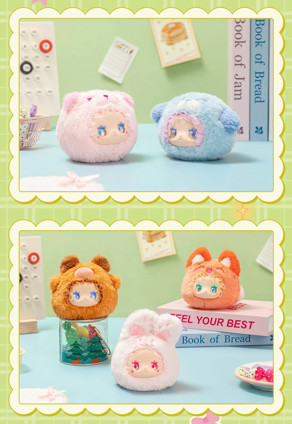 RUA RUA ZOO Vinyl Face Plush Keychain blind box 42 format,webp