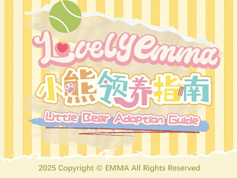 LOVELY EMMA Bear Adoption Guide Series 65 format,webp