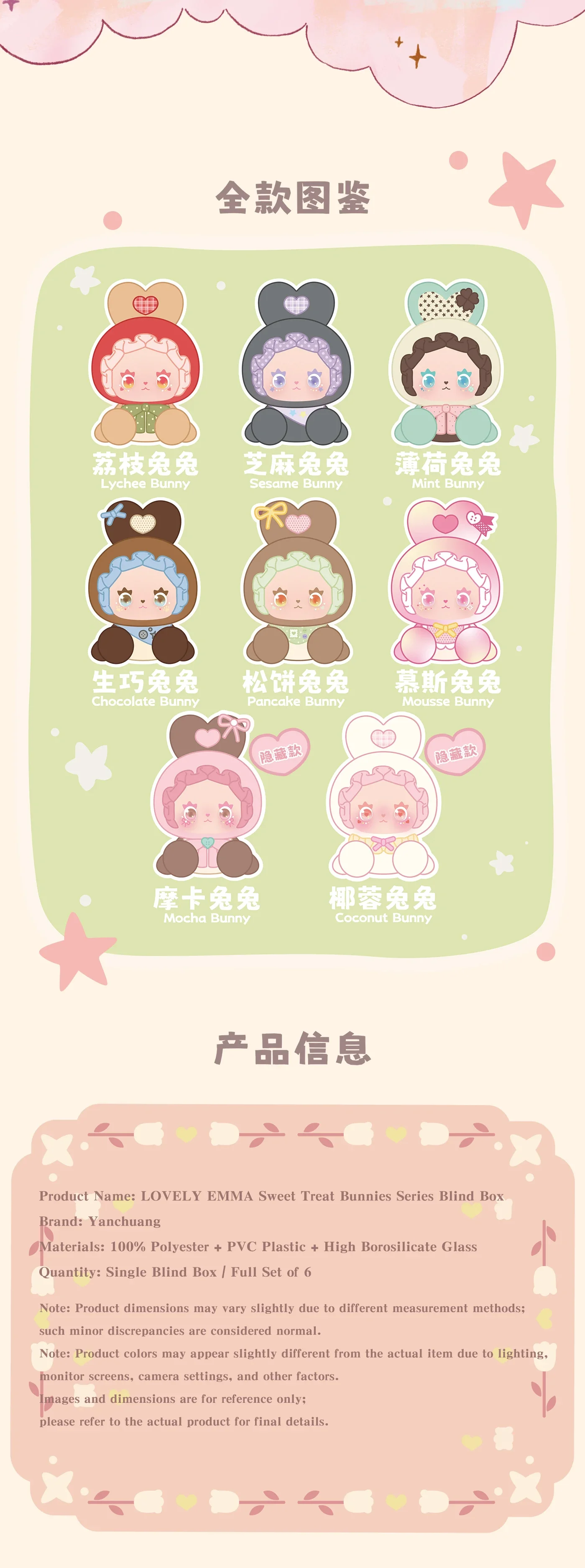 Loverly Emma Sweet Treat Bunnles Series Blind Box 33 format,webp