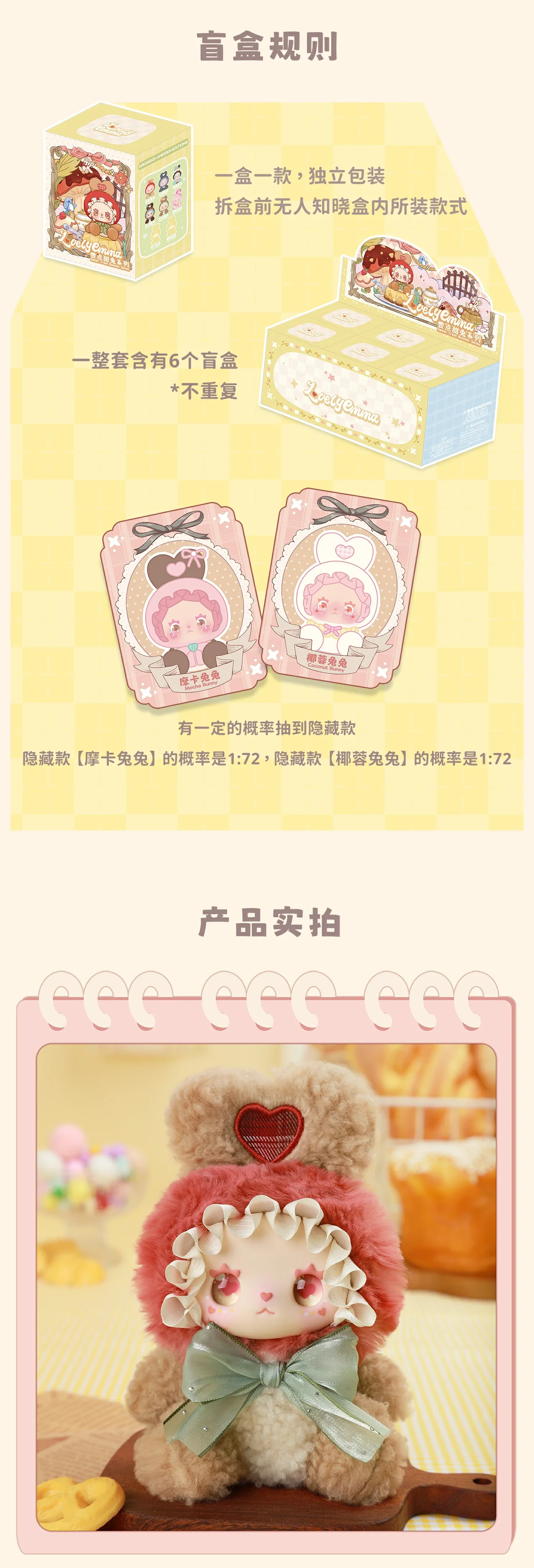 Loverly Emma Sweet Treat Bunnles Series Blind Box 34 format,webp